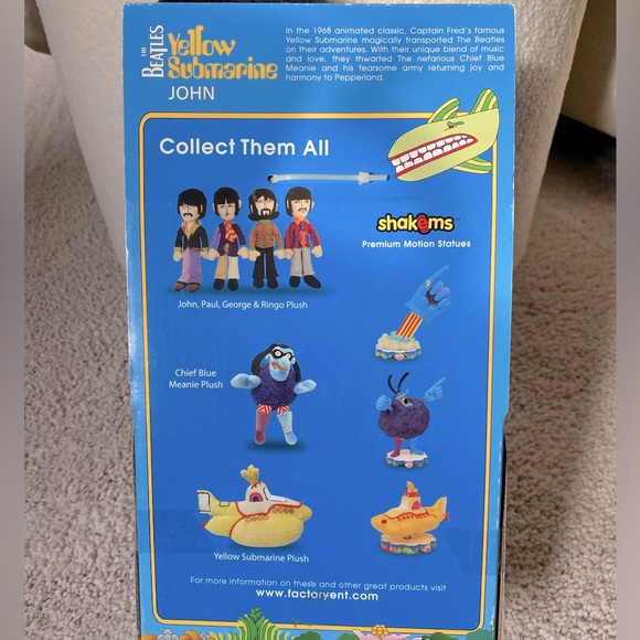 NEW John Lennon Yellow Submarine Doll - Picture 2 of 7